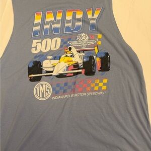 Indy 500 Graphic Tank Top - Blue